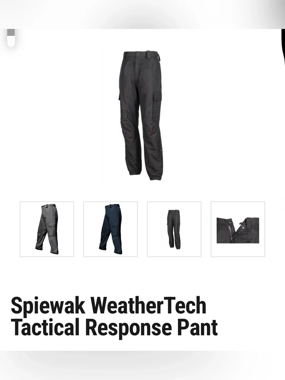 Weather Tech Men’s Tactical Response Pant